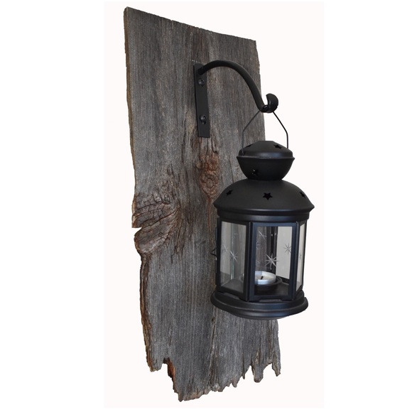 Other - Lantern/Plant Hook on Authentic Barn Wood